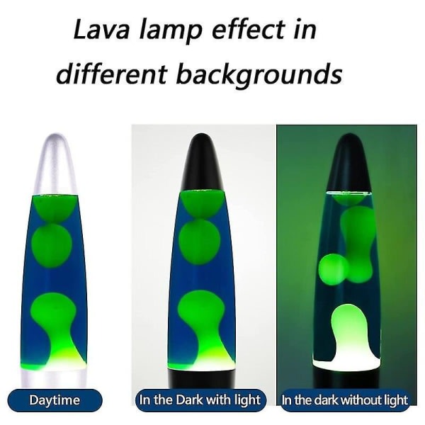 Stor lavalampa Vacker flytande rörelse med vax som rinner som nattljusvatten Underhållande för vuxna Tonåringar Barn Orange