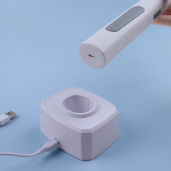 2 i 1 LED Elektrisk Myggfanger Elektrisk Fluefanger Sikker med Avtakbar Ladestasjon Myggdrepende Lampe for Camping Fiske 1.2