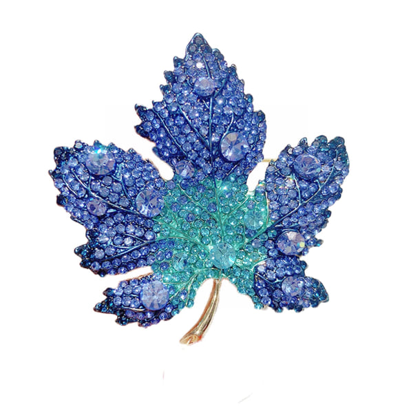 Heavy Industry Crystal Maple Leaf Brosje