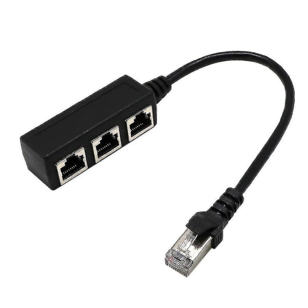 Rj45 Ethernet-kabelsplitter Netværksadapter Ethernet-split
