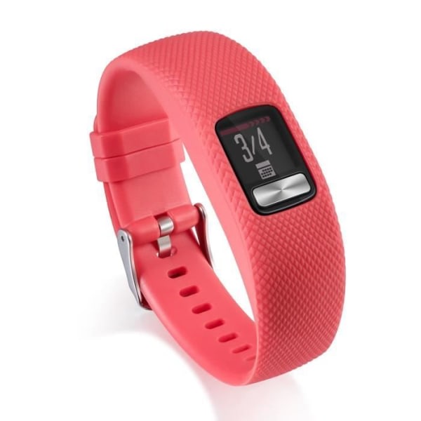 Silikonrem till Garmin VivoFit 4 Fitness Activity Tracker Small i rött