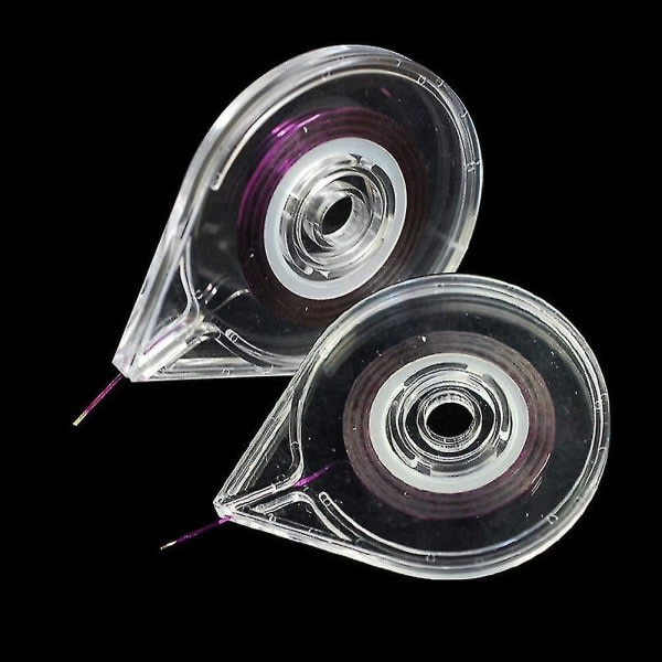 10st Tom Nail Art Striping Tape Line Case Tools Sticker Box Hållare Nail Art Tape Roller