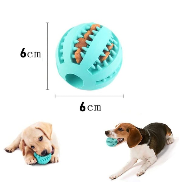 2 kpl pieni koirapallo, koiran lelupallo, koiran hammashoitopallo