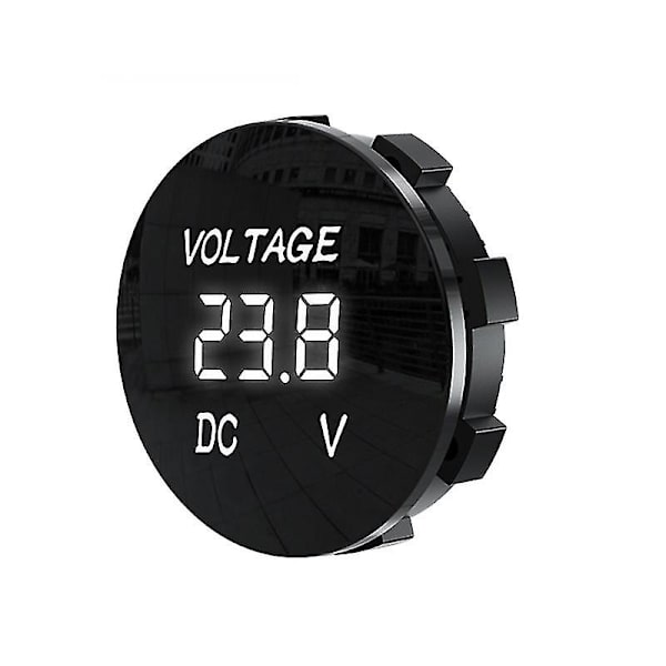 DC 12V-24V LED-panel Digital Voltmeter Voltmätare Display Voltmeter Motorcykel Bil--