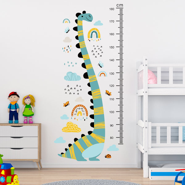 Dinosaurie Väggdekal Set, Midjemått, Väggdekor