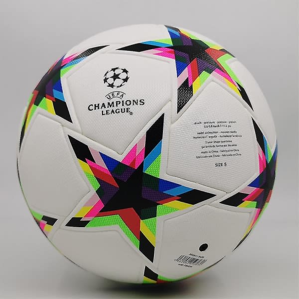 World Cup 2023 Football Ball Champions League Stars Pattern Soccer Training Ball størrelse 5