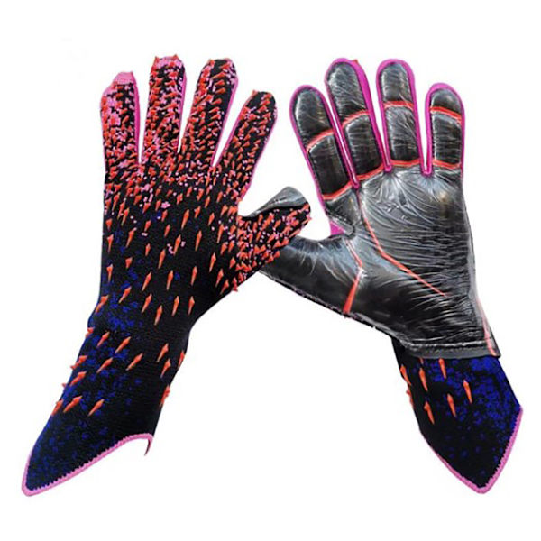 Fodboldmålmand Handsker Latex Anti-Slip Fodbold Handsker med Stærkt Greb Håndflader til Børn Drenge Nr. 8