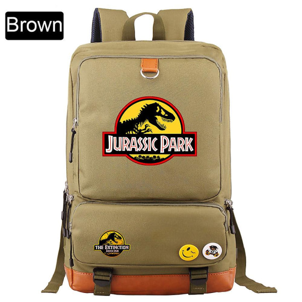 Modeäventyr Dinosaurie Jurassic Park World Pojke Tjejbok Skolväska Kvinnor Bagpack Tonåringar Skolväskor Studentryggsäck D33-24