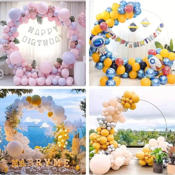 Mode runda ballonger Arch Stand Kit Personlig blomsterbolle dekorativ stativ for jul Thanksgiving 1st