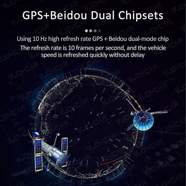 Den senaste GPS Hud Digital Hastighetsmätare Plug And Play All Car Large Font Kmh Mph Biltillbehör null null