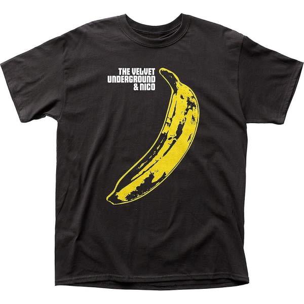 Musta The Velvet Underground ja Nico T-paita ESTONE XL