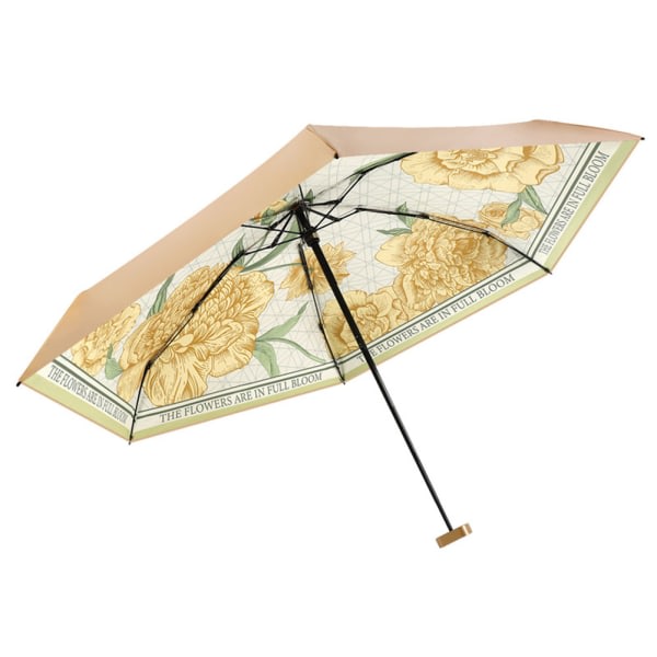 Udskriv Pocket Paraplyer Ultralættet solbeskyttelsesparaplyer for udendørsbrug Rosa