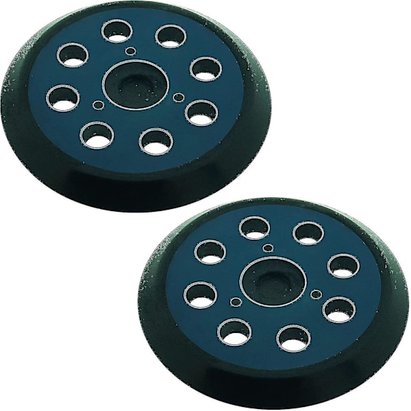 2-pak 2 x 8-huls 125 mm excenterslipningsdyna kompatibel med Makita M9204 Bo5030 Bo5031 Dbo180z Bo8041 Dbo180rmj Bo5041 Bo50111 Bo5012. [fw]