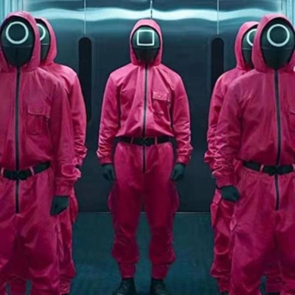 Squid Game Vuxen Triangelvakt Jumpsuit M