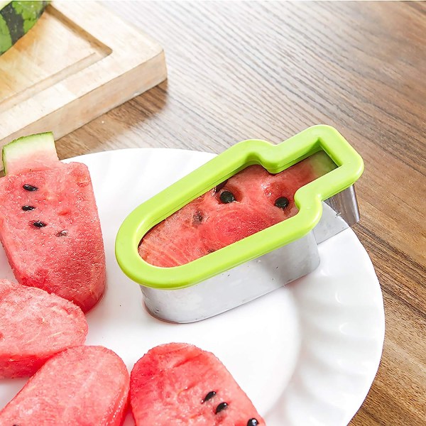 Multifunktionell vattenmelonskärare i vattenmelonform, skuren
