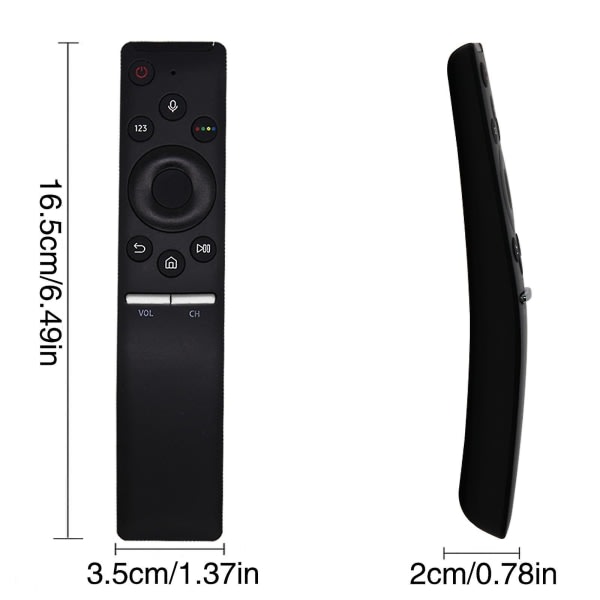 Stemmefjernkontroll for Samsung 4K UHD HDTV og Smart TV (stemmefunksjon, erstatter BN59-01266A)