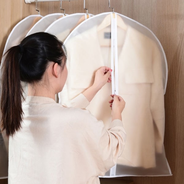 5 st Kläder Plaggförvaringspåsar Hopfällbara malsäkra klänningar Väska för garderob Garderob XL