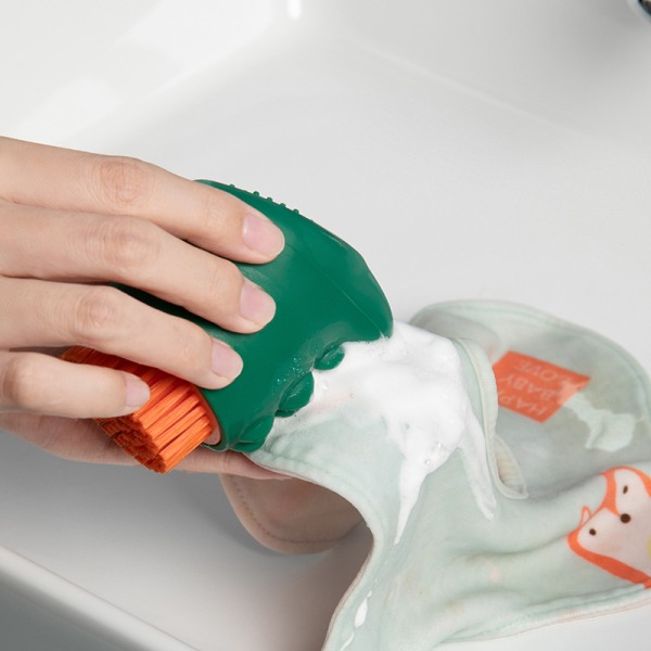 Silikone vaskebørste blødt rengøringsværktøj