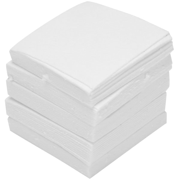 50 arkkia keraaminen kuitu Neliönmuotoinen uunilasi Sulattava paperi Kotitaloustyökalut Valkoinen