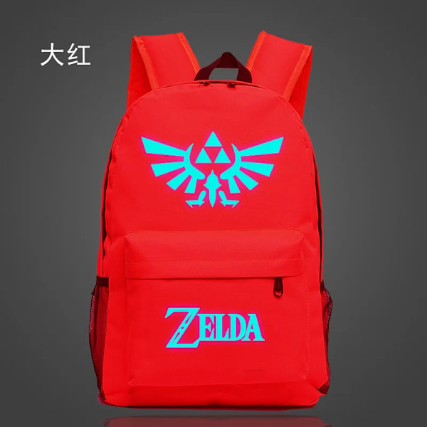 Anime Legend of Zelda Ryggsekk Skoleveske Luminous Student Ryggsekk Style 8