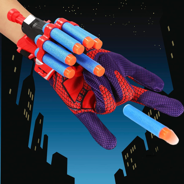 Spiderman Launcher Glove, 2 Set Pla Cosplay Glove