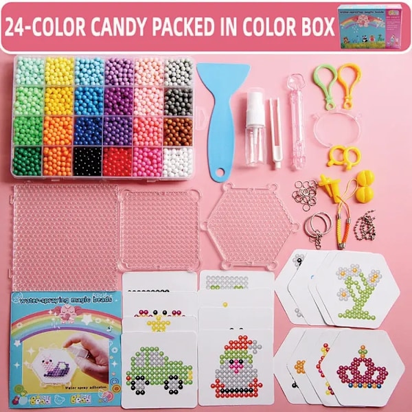 Waterbeads Kit med 3000 bitar i 24 färger