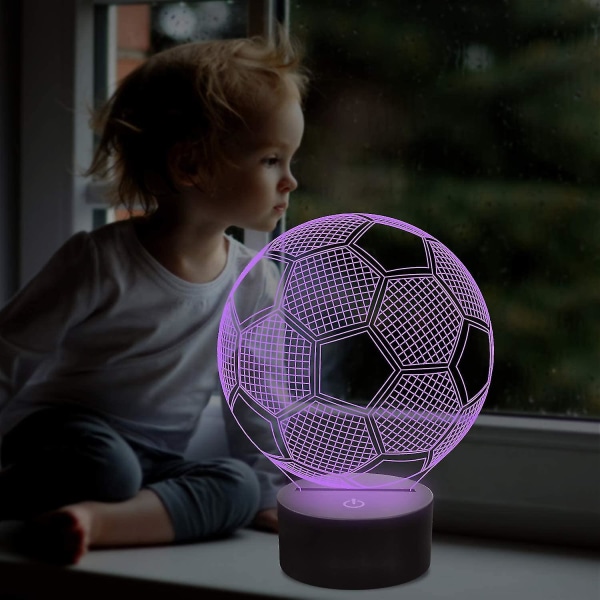 Soccer Night Lights For Kids 3d Illusion Football Lights 16