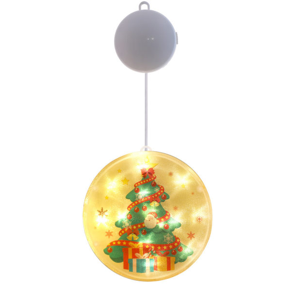 Jule LED vinduesbelysning med stærk sugekop krog til juletræ vindue væg 2