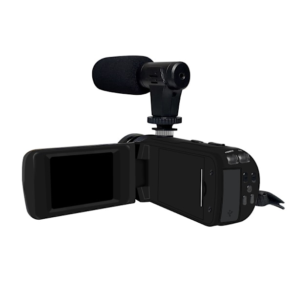 Kamera med mikrofon Videosky FHD 1080p 16MP Vlogging Youtube-kamera 16x digital zoom