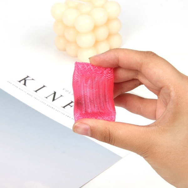 10 st vävda mesh-bollar Fidget Toys RÖD 10 ST 10 ST Röd Red 10Pcs-10Pcs