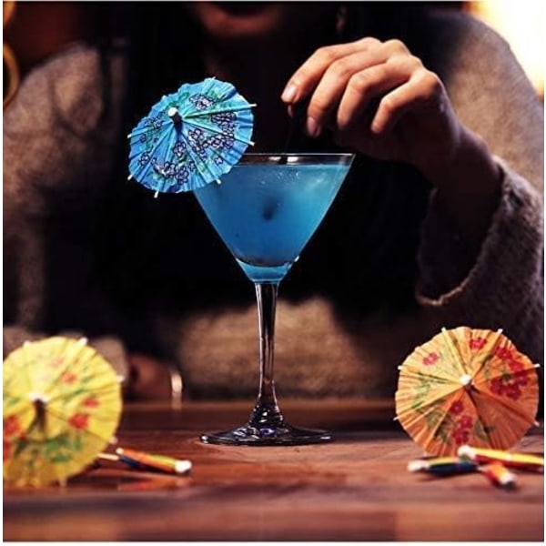 Cocktail-sateenvarjot, Paperi Cocktailkoristeet 50kpl 10cm Mini