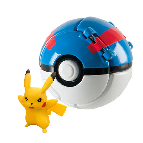 Flip Pet Exploding Poké Ball Mini Dockor + Capture Ball-s 4