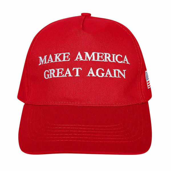 USA:s presidentvalsbroderad hatt med trykt Keep Make America Great Again cap ny