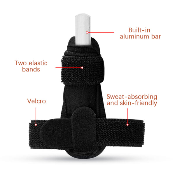 Smärtlindring Trigger Finger Fixing Splint Räta ut Brace