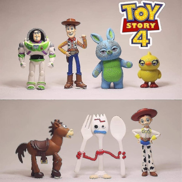 7 stk Toy Story Cake Toppers Figurer Toy Story Cupcake Topper Toy Story Party Figurer Tegneserie Action Figurer Kakedekorasjon For Toy Story Party S