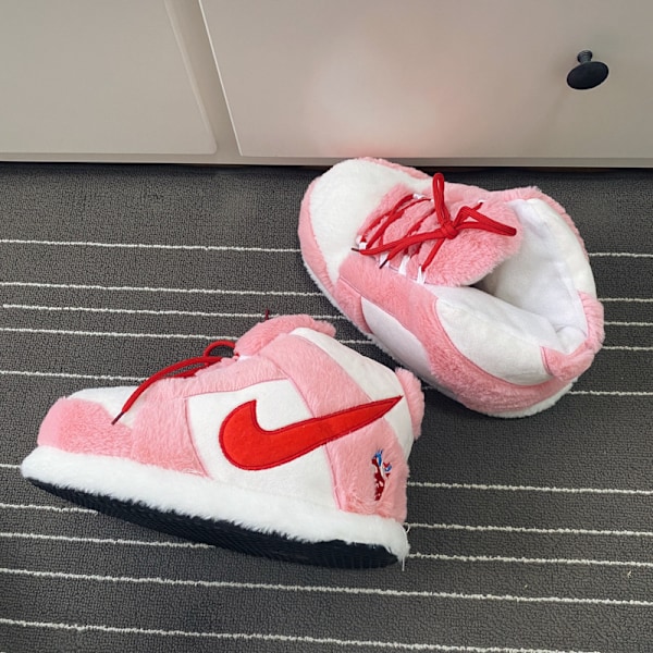 Aj Bomullstofflor, vinter inomhus utomhus tofflor y Rosa Rosa Utomhus (36-44)