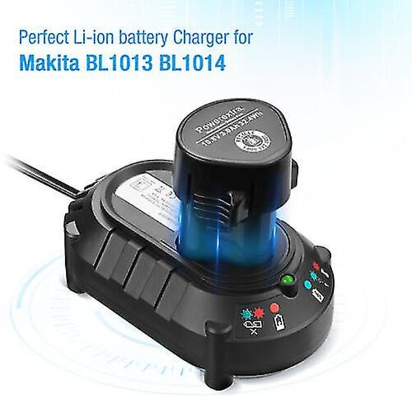 Dc10wa Dc10wb Bl1013b 10,8v 12 Volt Batterioplader til Makita Litiumbatteri