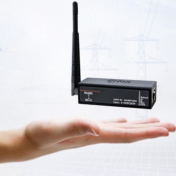 Seriell port Rs485 till Wifi-enhet servermodulomvandlare -ew11a-0 Modbus-protokolldataöverföring via