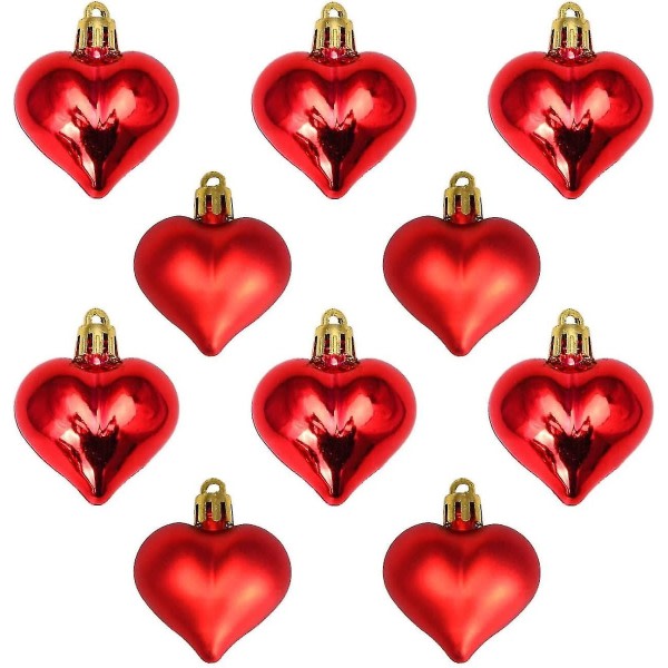 Ystävänpäiväjuhlakoristeet Sydänilmapallot (punainen) 48 kpl