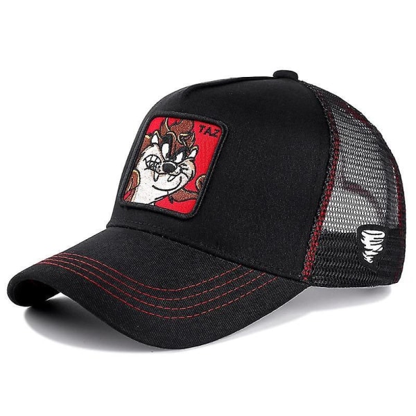 Mickey Snapback Bomulds Baseball Cap & Dad Mesh / Trucker Hat TAZ RED