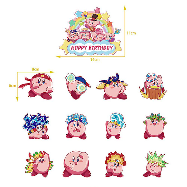 Star Kirby temafestartiklar Ballongdekorationer