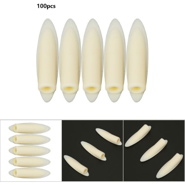 100 st 9,5 mm trepinnar for fåhålsjigg Tillbehör for trebearbetningsverktøy (gul)