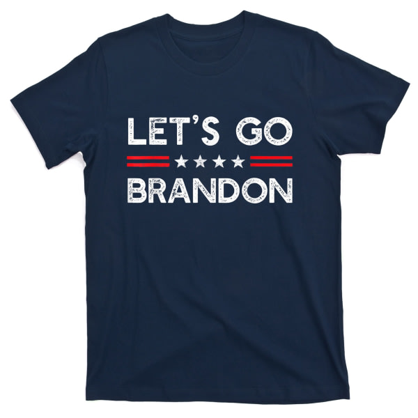 Let's Go Brandon US Flag Gift T-Shirt ESTONE XXXL