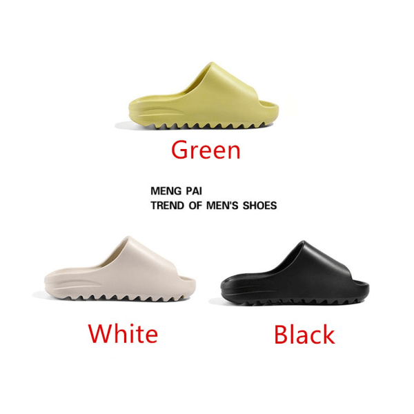 Pute Slides Sandaler Ultra-mjuka tofflor grønn