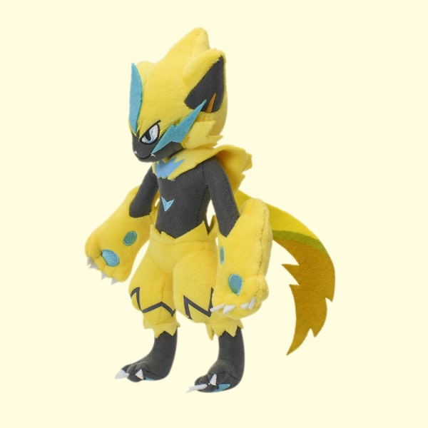 All Star Collection PP133 Zeraora 10 tommers plysj leketøy, gul TM Zeraora plysjfigur