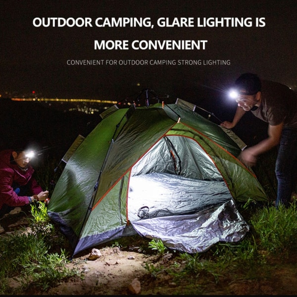 Hodelykt Lampe Outdoor Camping Portable Mini Cob Le