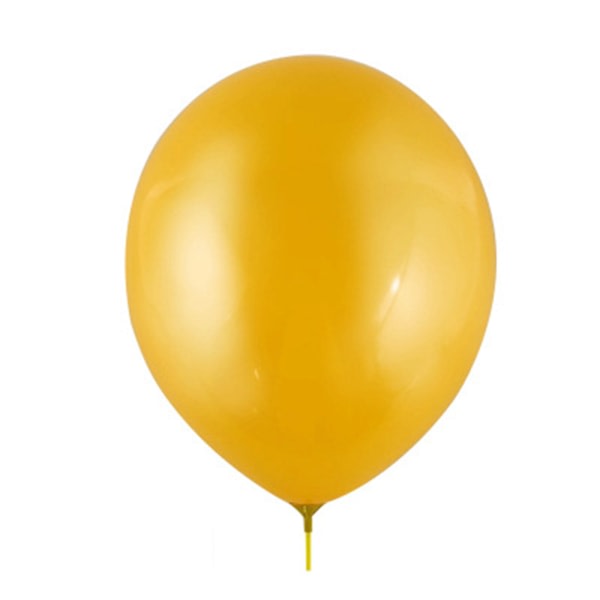 100 st Macaron farvedekorationsballong stor återanvändbar latexballong for bröllopsfödelsedagsfest Enfarvede 10 tums gul