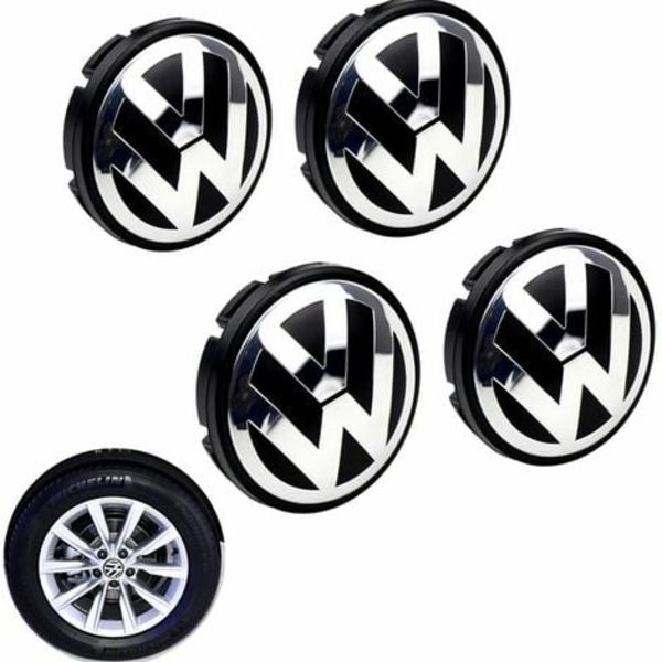 4 Vaihto-osaa 56MM pyörän keskiöhattu Sopii VW Passat, Sharan