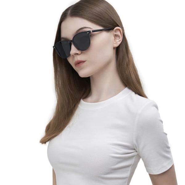 Kvinnor Män Polariserade Vintage Solglasögon UV400 skydd