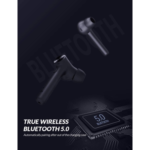 bluetooth hodetelefoner, bluetooth hodetelefoner i øret med ladeboks
